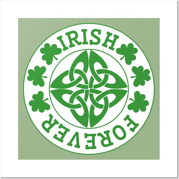 St Patricks Day Irish Design Wall Art by POD Creations